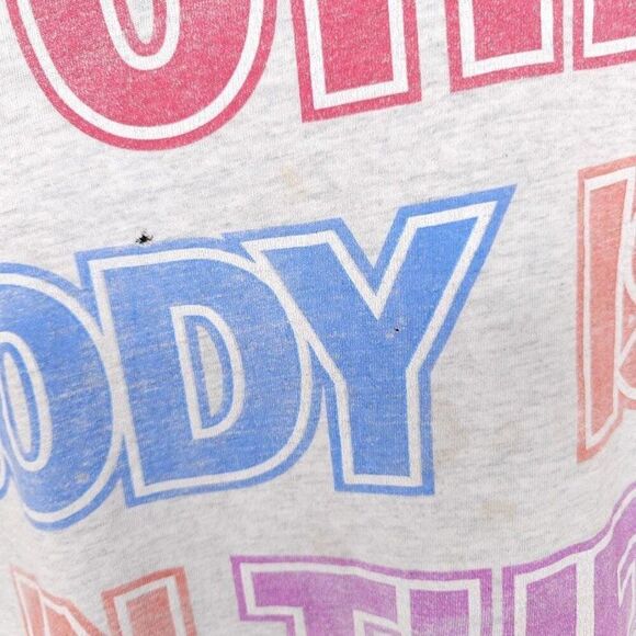 Vintage My Other Body T Shirt Womens Size 2X Gray 90s Sleep Tee In The Shop USA - Picture 5 of 8